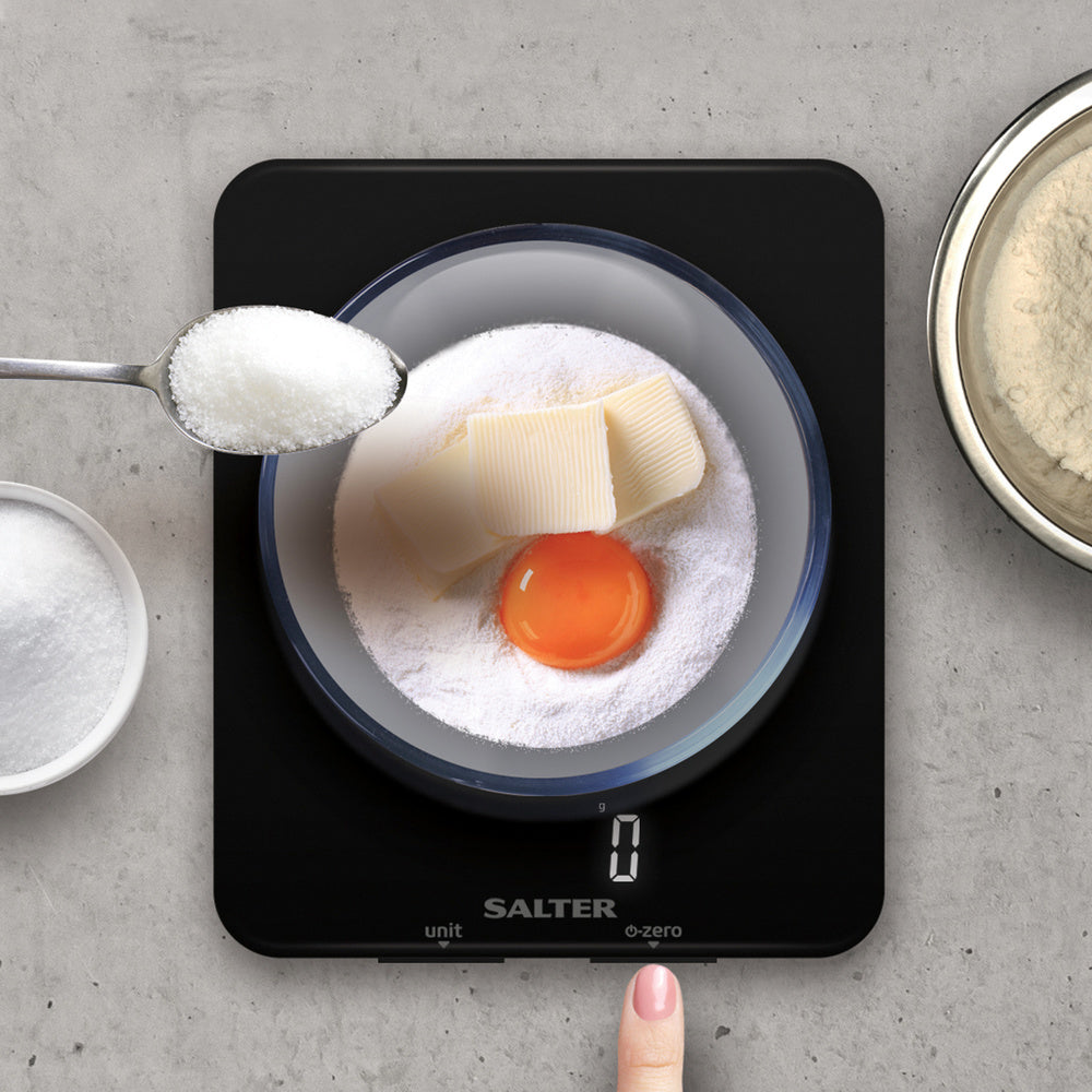 Salter Phantom Kitchen Scale 5kg Black