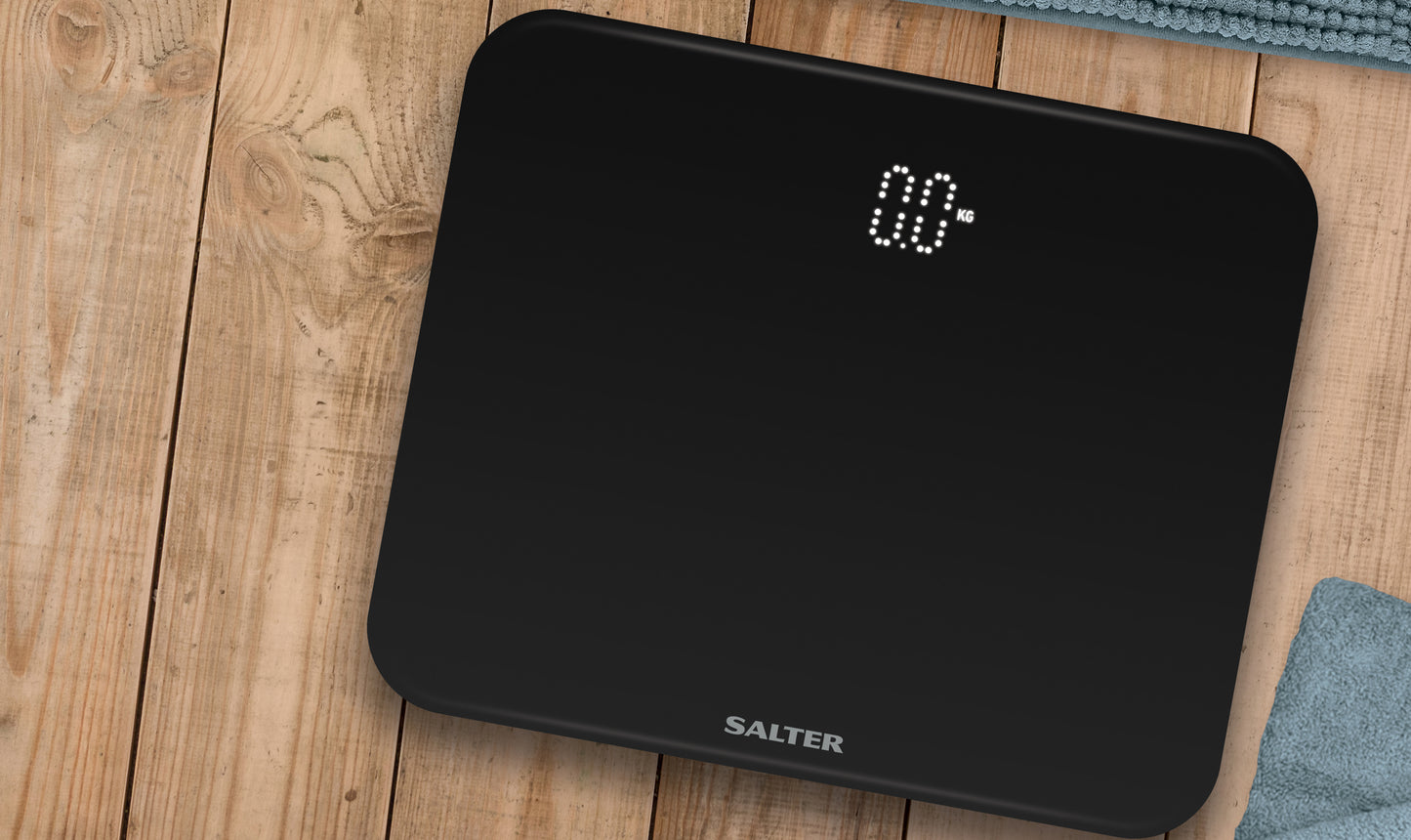 Salter Phantom Compact Bathroom Scale 180kg Black