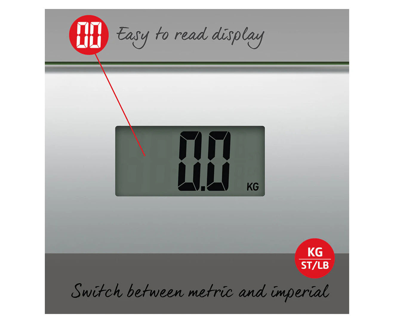 Salter Glass Electronic Bath Scale