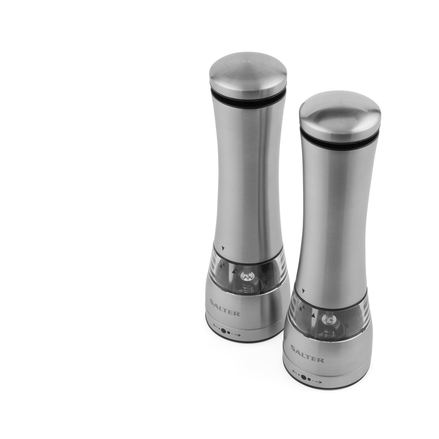 Salter Stainless Steel Electric Mill Set