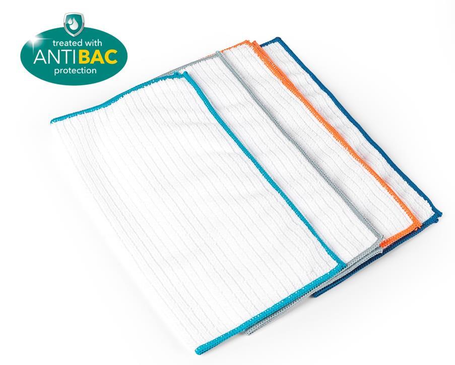 Beldray 4-Pack Anti-Bac Clean & Fresh Cloths
