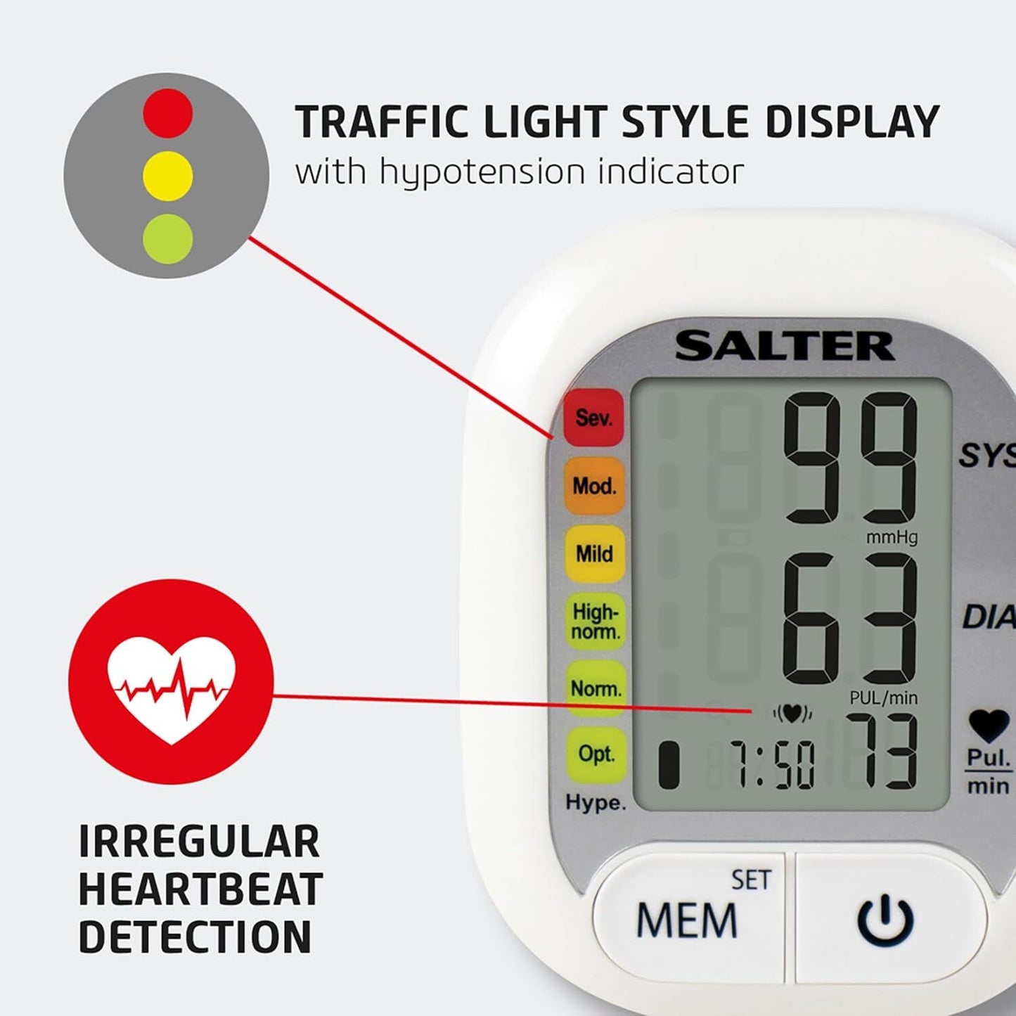 Salter Automatic Wrist Blood Pressure Monitor