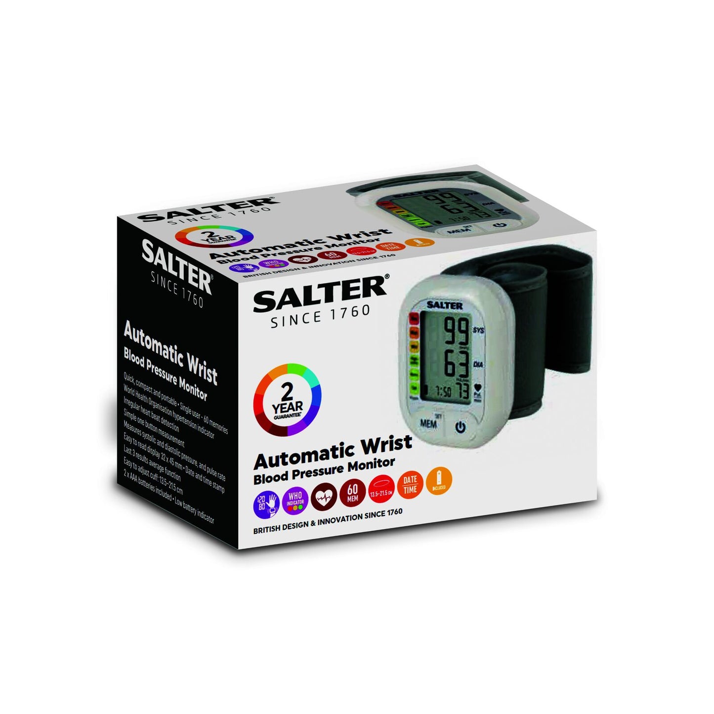 Salter Automatic Wrist Blood Pressure Monitor